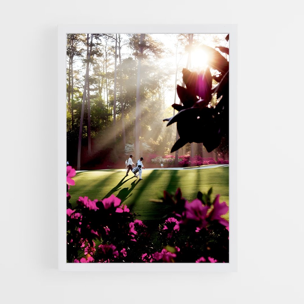 Poster Swing au Soleil – affiche Golf (vue 3)